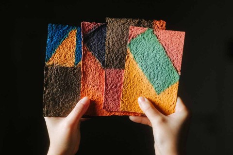 Papermaking Class: Exploration with Pulp Painting