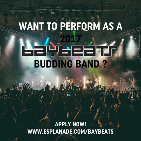 Baybeats Budding Bands 2017 - Audition Call