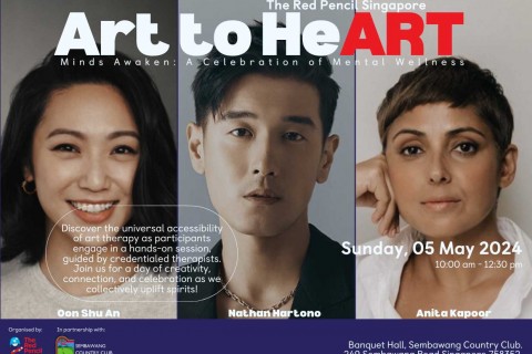 The Red Pencil Singapore Art Therapy Event - Minds Awaken: A Celebration of Mental Wellness
