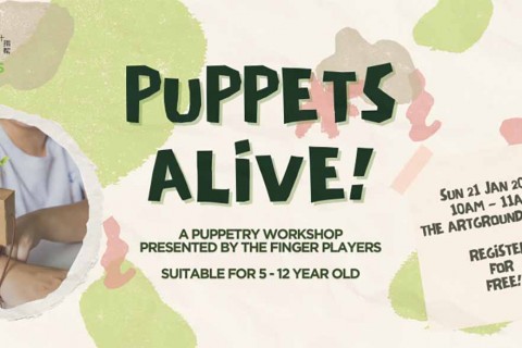Puppets Alive! Puppetry Workshop by The Finger Players