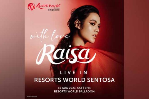 Beloved diva Raisa sends love to fans through her upcoming solo concert titled “With Love Raisa”, Live in Resorts World Sentosa