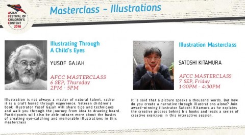 AFCC Illustration Masterclass - Learn Tips & Techniques from Yusof Gajah & Satoshi Kitamura!