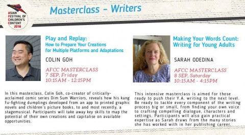 Writing Masterclasses - Elevate Your Writing Skills at AFCC
