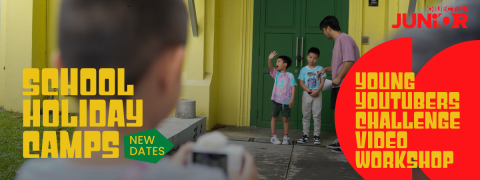 Objectifs Junior: Young YouTubers Challenge Video Workshop