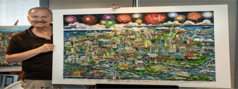 Charles Fazzino: The Unbelievable Island of Singapore at 60