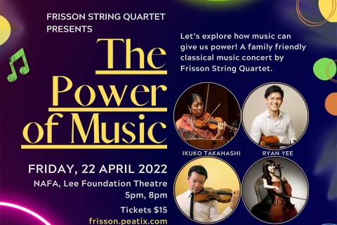 The Power of Music, by Frisson String Quartet