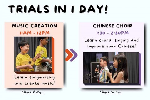 Music Creation + Chinese Choir Trial @ Raffles Talent Academy