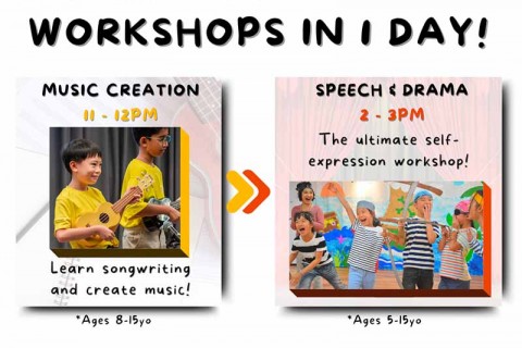 Music Creation + Speech & Drama Workshop @ Raffles Talent Academy