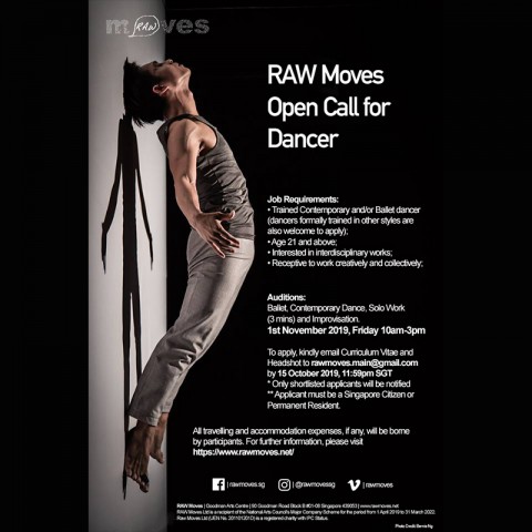 RAW Moves Open Call for Dancer