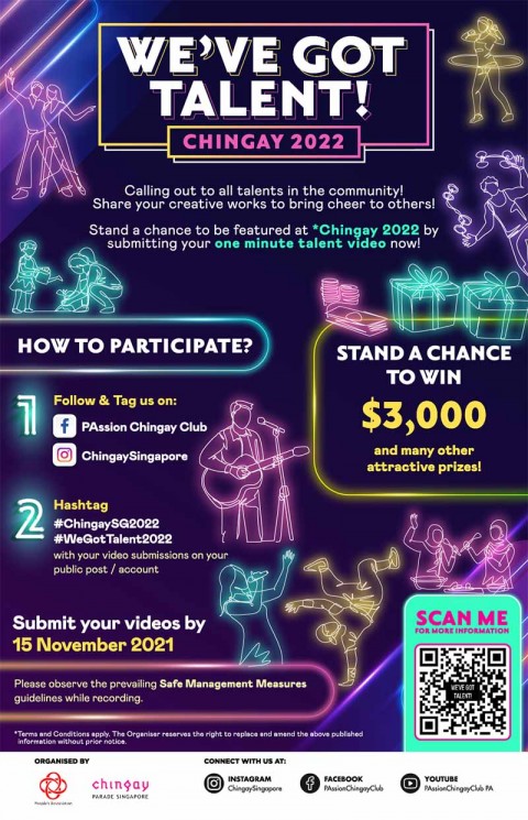 Create Chingay50 with us!: Chingay50 We've Got Talent