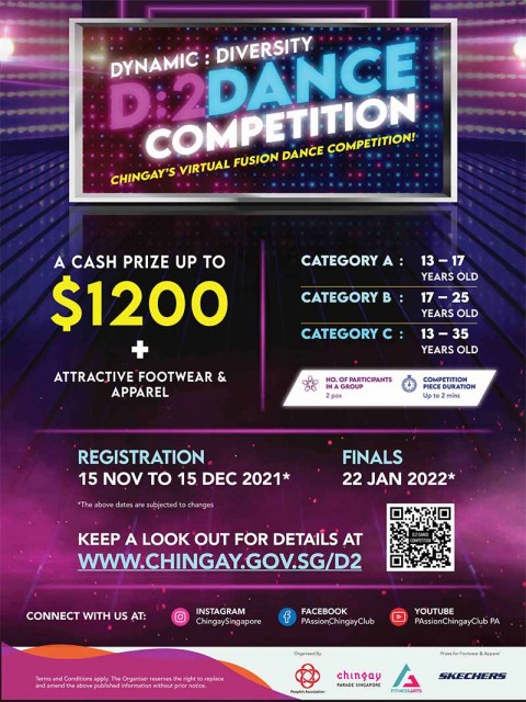 Groove and dance with Chingay50's D:2 Dance Competition