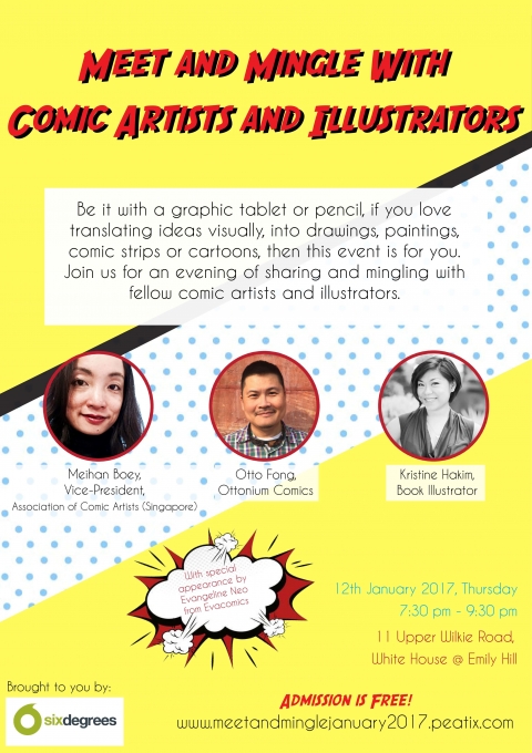 Meet and Mingle with Comic Artists and Illustrators