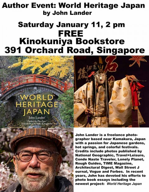 World Heritage Japan by John Lander - Author Event & Book Signing