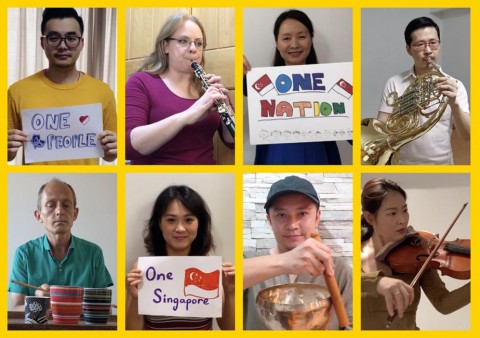At home with Singapore Symphony Orchestra performing One People, One Nation, One Singapore
