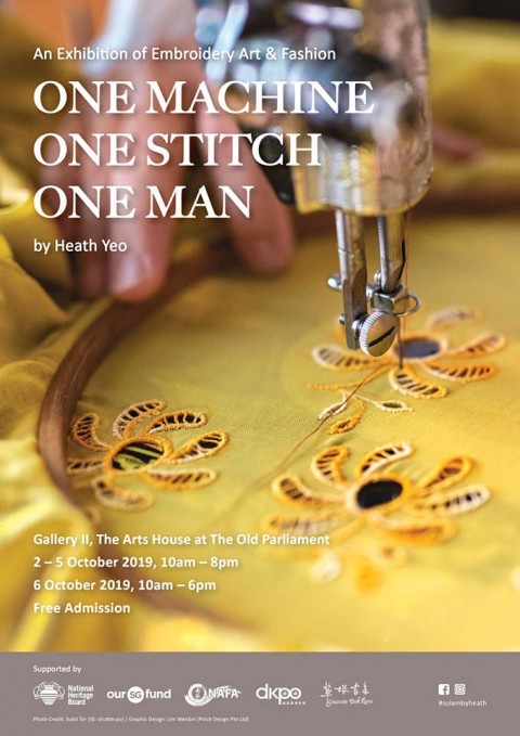 One Machine, One Stitch, One Man - An Exhibition of Embroidery Art & Fashion