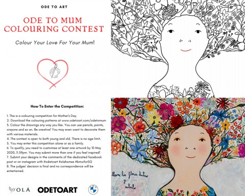 Ode to Mum - Eva Armisen Colouring Competition