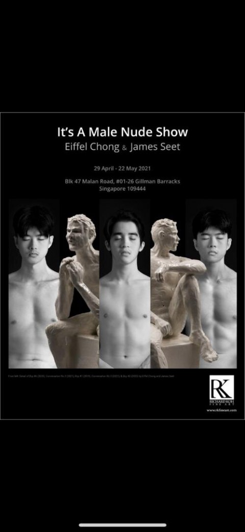 It's a Male Nude Show - A Two-Man Exhibition by Eiffel Chong and James Seet