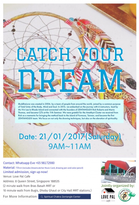  Catch Your Dream Zentangle Dreamcatcher Workshop