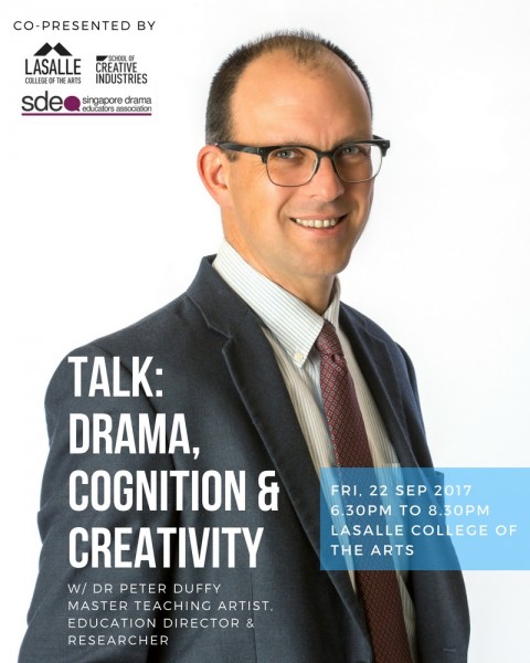 Drama, Cognition and Creativity: A Talk by Dr Peter Duffy