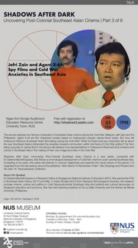 Talk - Jefri Zain and Agent-44: Spy Films and Cold War Anxieties in Southeast Asia