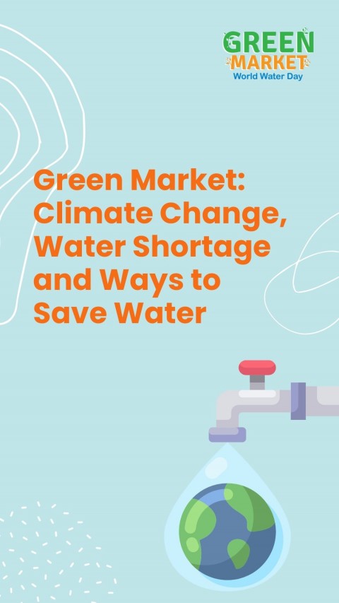 Green Market: Climate Change, Water Shortage and Ways to Save Water 