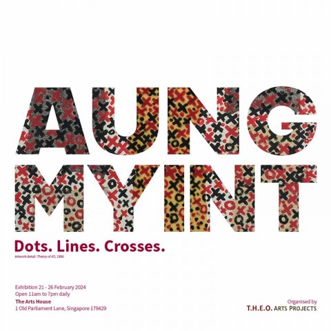 AUNG MYINT | Dots. Lines. Crosses. Selections from 1990s to now