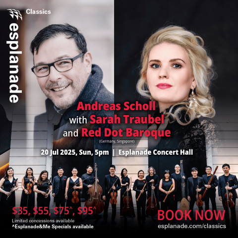Andreas Scholl with Sarah Traubel and Red Dot Baroque