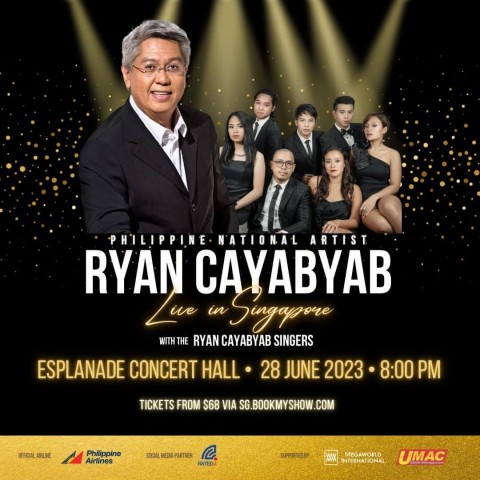 Ryan Cayabyab with the Ryan Cayabyab Singers - Live in Singapore