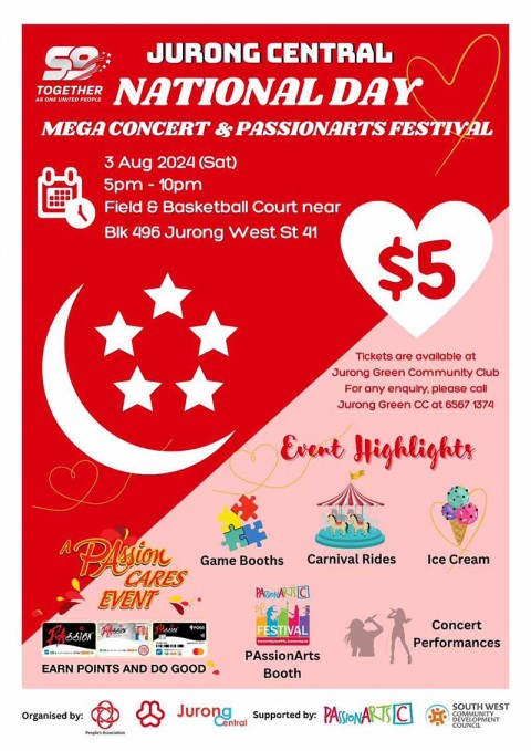 Jurong Central National Day Mega Concert & PAssionArts Festival 
