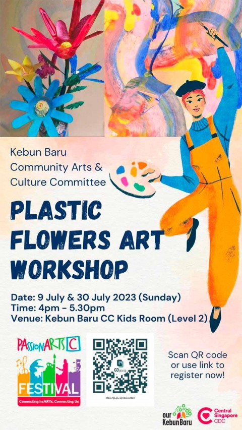 PAssionArts Festival 2023: Plastic Flowers Art Workshop