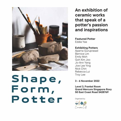 Shape, Form, Potter Exhibition by Ceramic Loft 