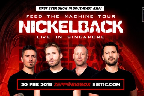 Nickelback - Feed The Machine Tour // First Time Live in Singapore!