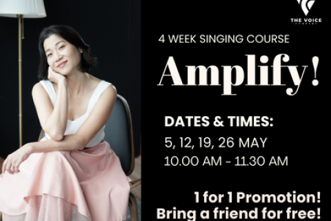 Amplify! | 1-For-1 Promo | 4 Week Singing Course for Ages 12-18