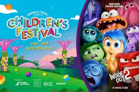 Children's Festival featuring Disney and Pixar's Inside Out 2 以《脑筋急转弯2》为主题的滨海湾花园儿童节