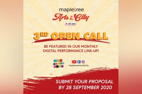 3rd Open Call: Mapletree Arts in the City on Air