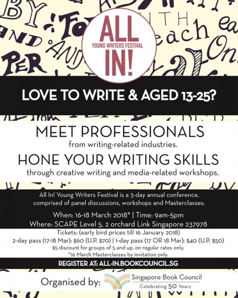 All In! Young Writers Festival 2018