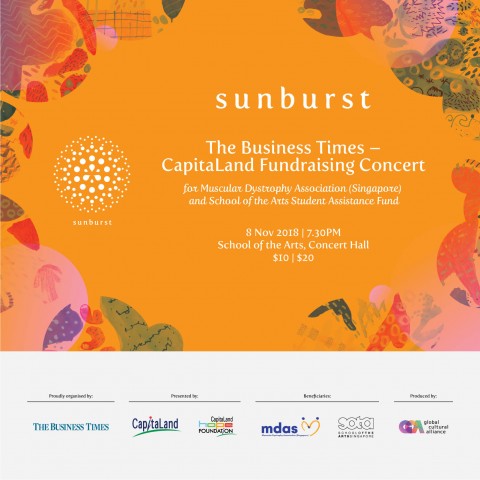 Sunburst: The Business Times - CapitaLand Fundraising Concert