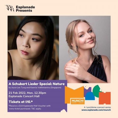 Esplanade Presents Munch! Lunchtime Concert Series -  A Schubert Leider Special: Nature