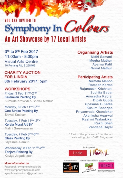Symphony in Colours  - A Collaborative Art Exhibition by 17 Local Artists