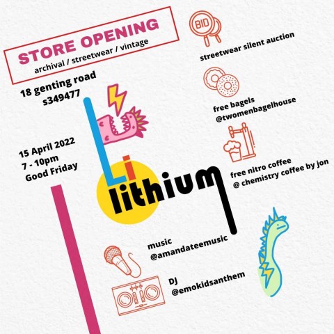 Lithium | Multi-Label Archival Streetwear & Vintage | Store Opening Party