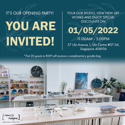 Room to Imagine Studio Opening Party