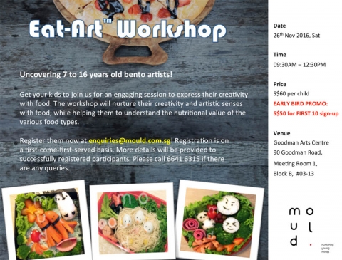 Eat-Art™ Workshop (7 to 16 years old)