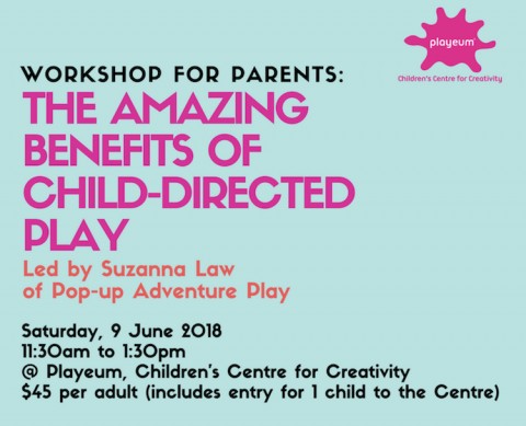 Workshop for Adults: The Amazing Benefits of Child-Directed Play