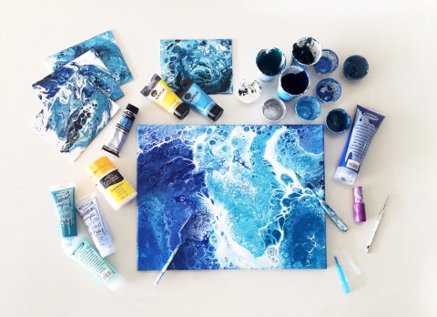 Acrylic Pour Art Workshop