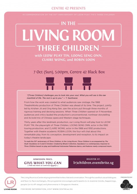 In the Living Room: Three Children
