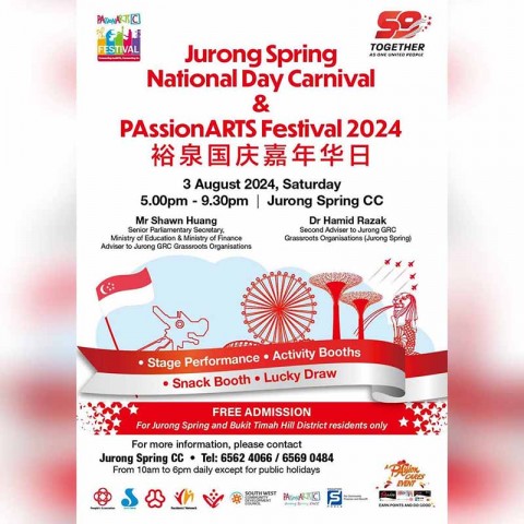 Jurong Spring National Day Carnival & PAssionArts Festival 2024