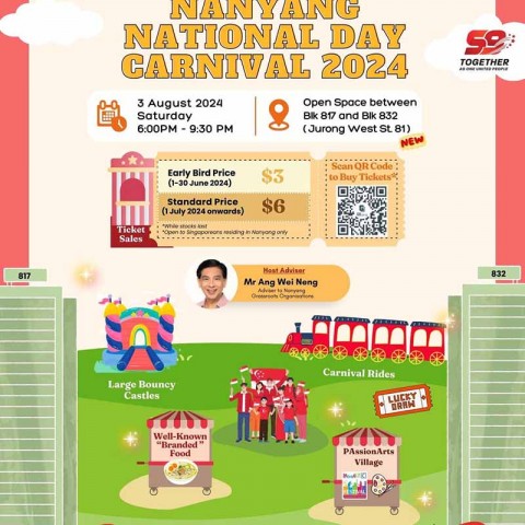 Nanyang PAssionArts Festival in conjunction National Day Carnival 2024