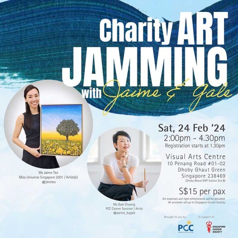 PCC Charity Art Jamming with Jamie & Gale