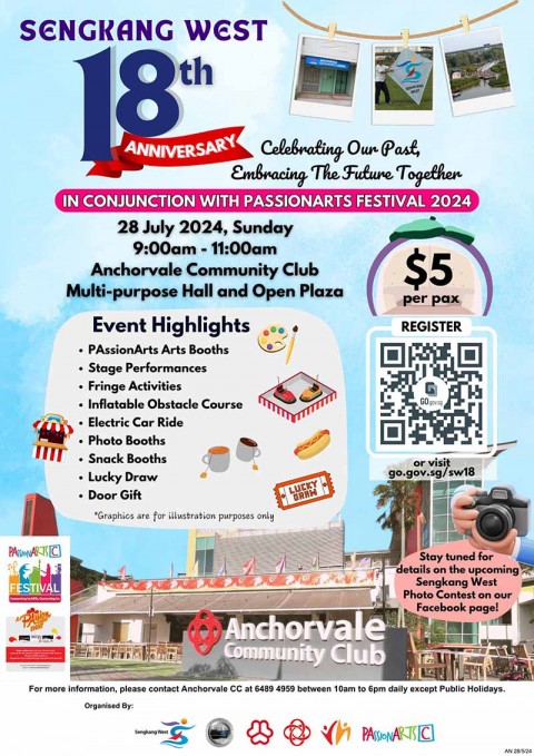 Sengkang West 18th Anniversary in conjunction with PAssionArts Festival 2024