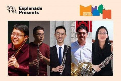 Esplanade Presents Munch! Lunchtime Concerts - Serenade and Songs for Wind Quintet, Baritone and Piano